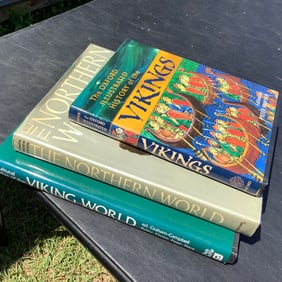Books: Vikings, Cultural Atlas of the Viking World and The Northern World -History and Heritage of