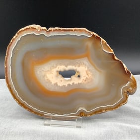 Agate Slice 8.5 inch x 6 inch x 1/4 inch thick