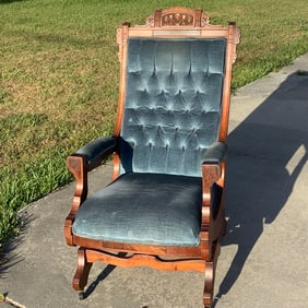 Eastlake Victorian Platform Rocker