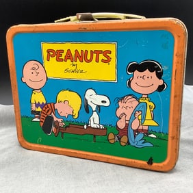 Original Peanuts Metal Lunchbox with Thermos, 1959