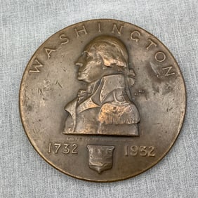1932 Bronze Official Washington Commemorative Medal