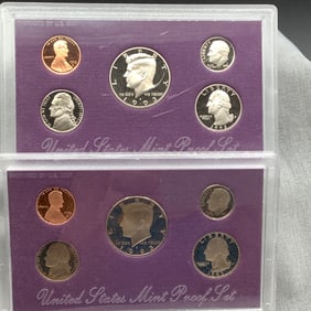 2 Sets of 1993 US Mint Proof Sets