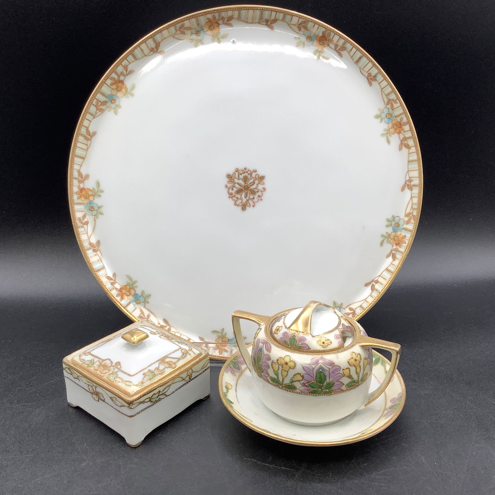 Morimura Bros Nippon Hand Painted Porcelain Pieces (1 of 11)