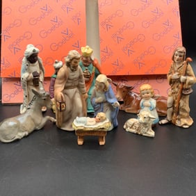 Hummel Nativity Set Dated 1958, Original Box