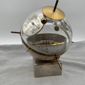 Vintage MCM Sputnik Weather Station