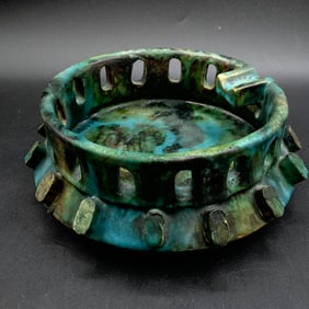 MCM Alvino Bagni Sea Garden Pottery Ashtray