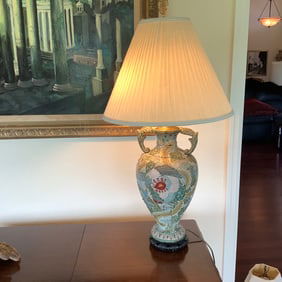 Japanese Moriage Lamp