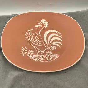 Harkerware MCM Rooster Platter