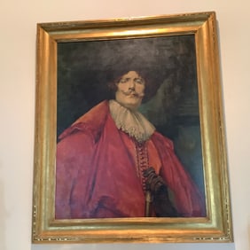 Cavalier Canvas Print, Gold Gilt Frame, Alex De Andreis