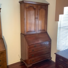 Marblehead Cherry Collection Secretary Desk by Willett Furniture Co