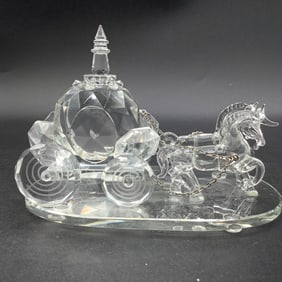 Shannon Crystal Wedding Coach Crystal Sculpture