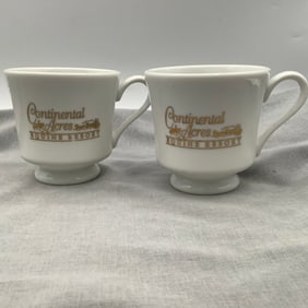Pair of Continental Acres Equine Resort Coffee Cups