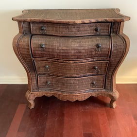 Bombay Wicker 4 Drawer Chest