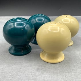 Pair of Fiesta Salt and Pepper Shakers