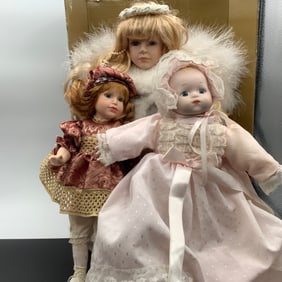 3 Vintage Dolls