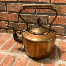 Copper Kettle with Fixed Copper Handle