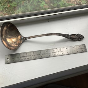 Tiger Lily Reed & Barton 1901 Silver Plate Soup Ladle