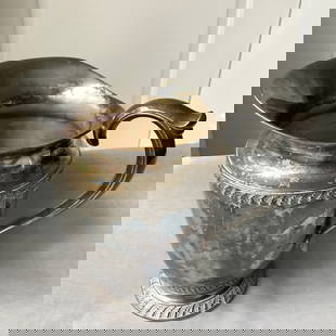 Wm Rogers Silver Plate Pitcher with Wide Pour Spout: Hallmarked with Eagle and star surrounding name