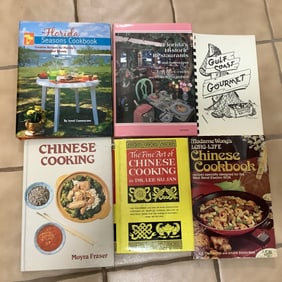 Collection of Chinese Cooking and Florida Cookbooks
