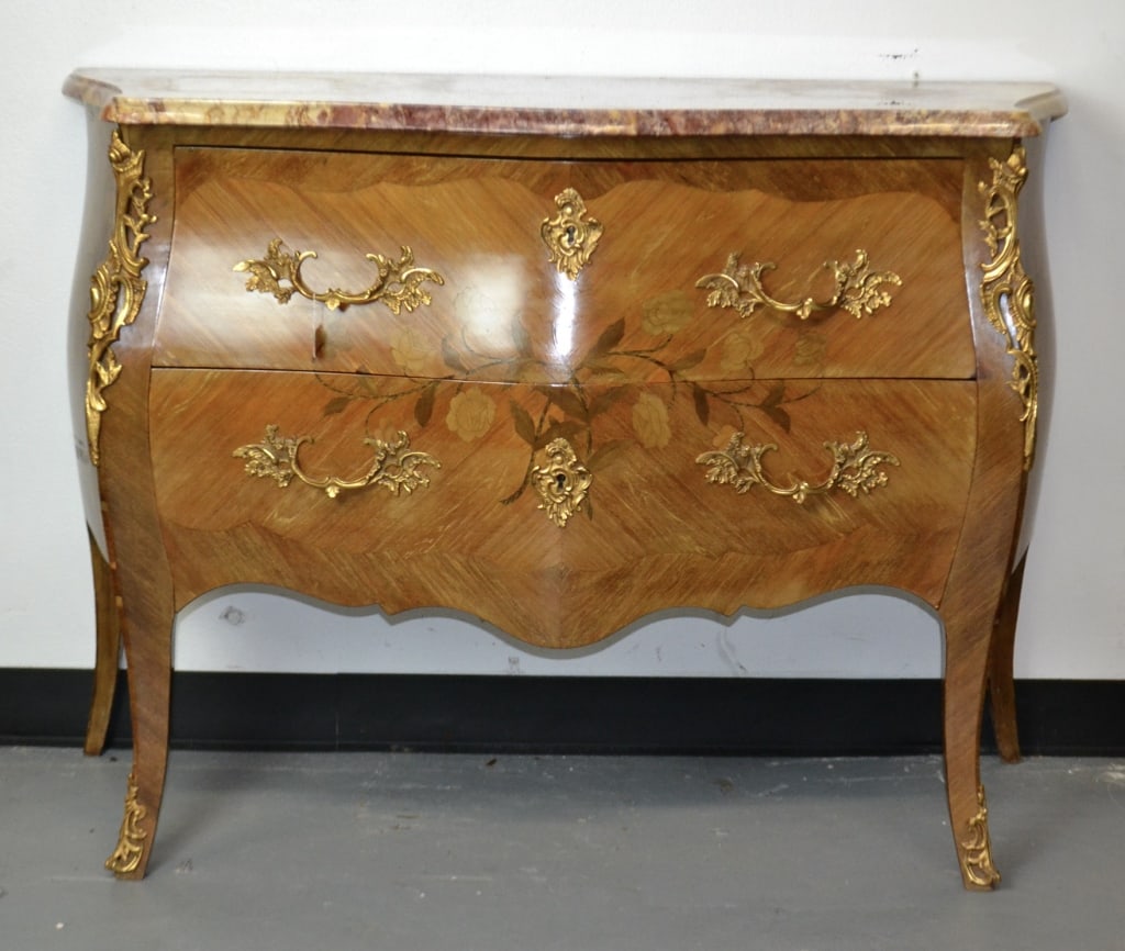 French Bronze Mounted Commode (1 of 5)