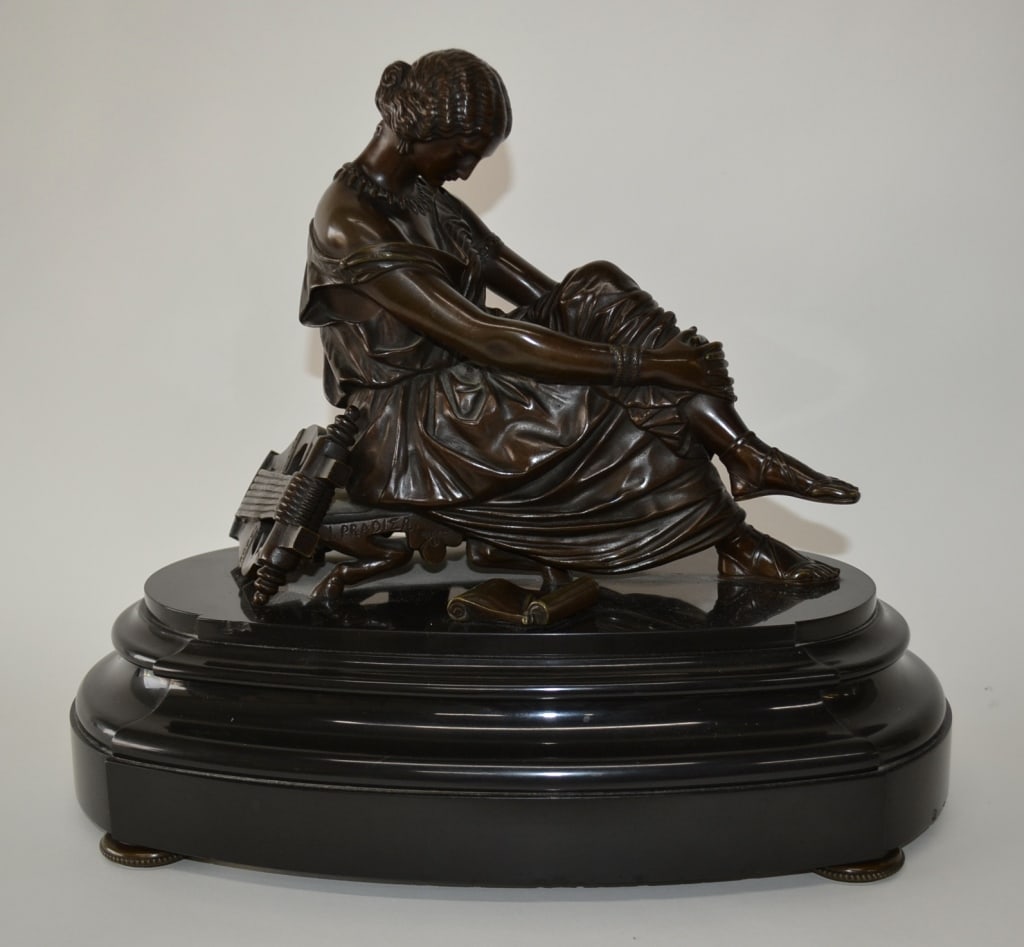 19c Jean Jaques Pradier Bronze "Sappho" (1 of 10)