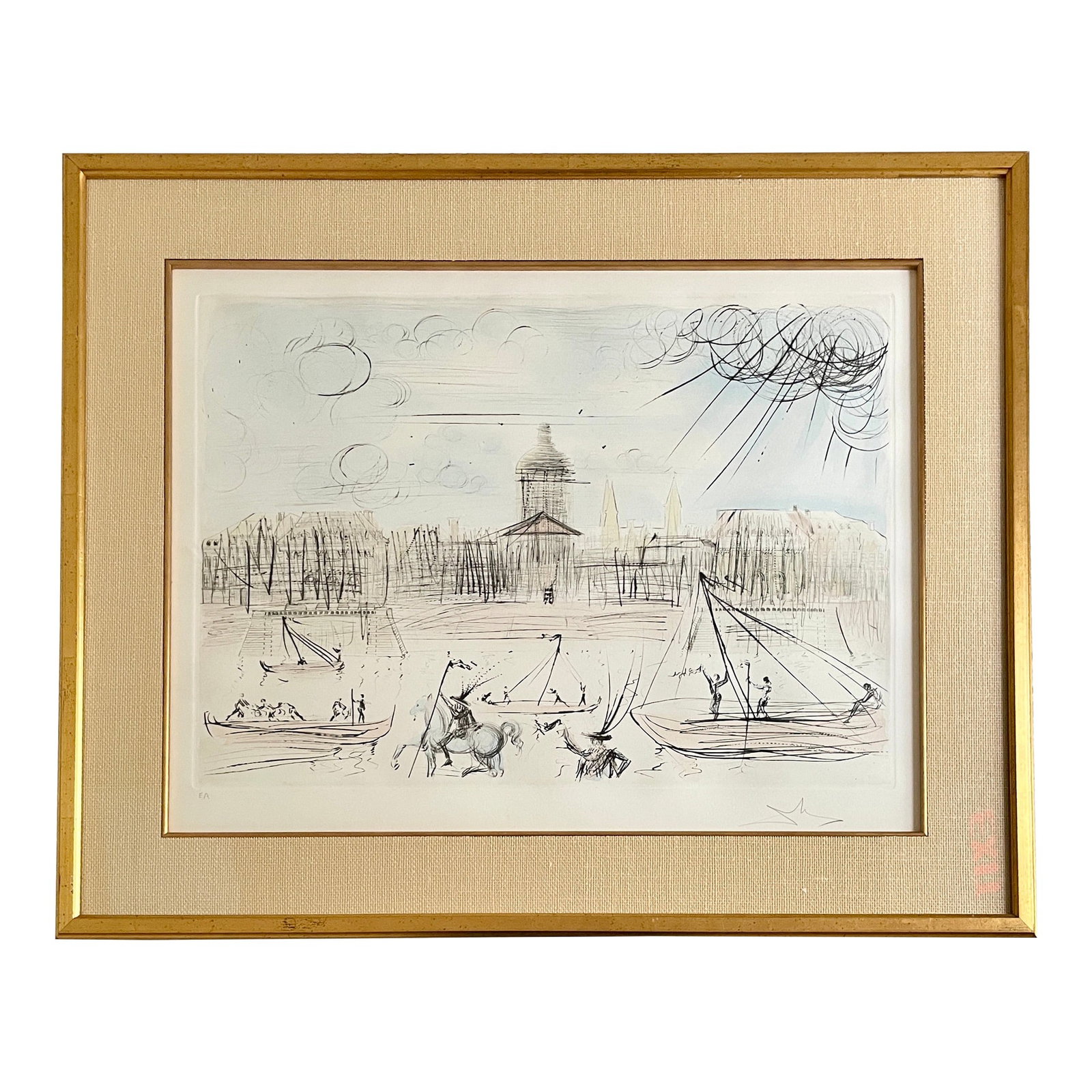 Salvador Dali Paris Lithograph (1 of 8)