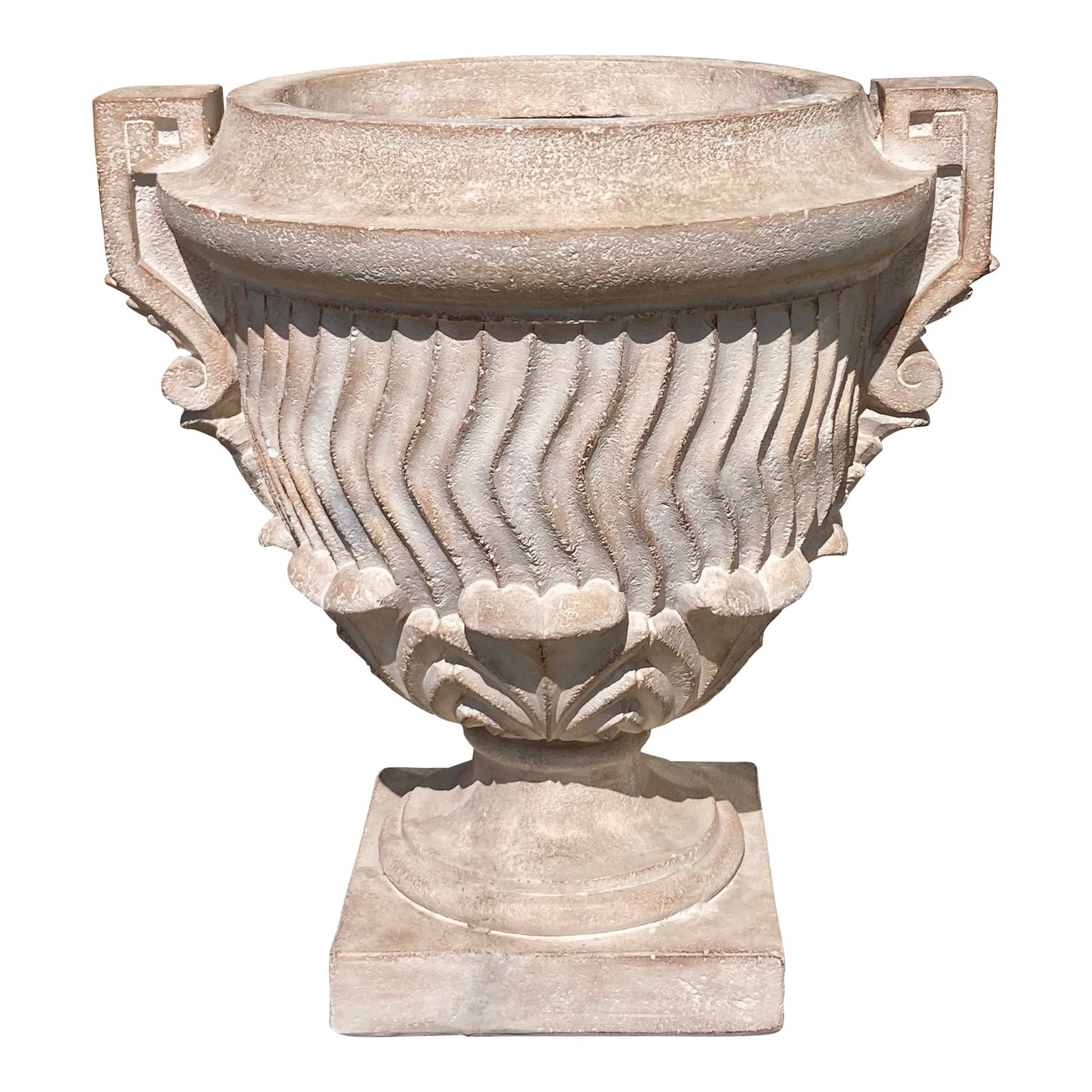Michael Taylor Faux Stone Neo Classical Urn (1 of 14)