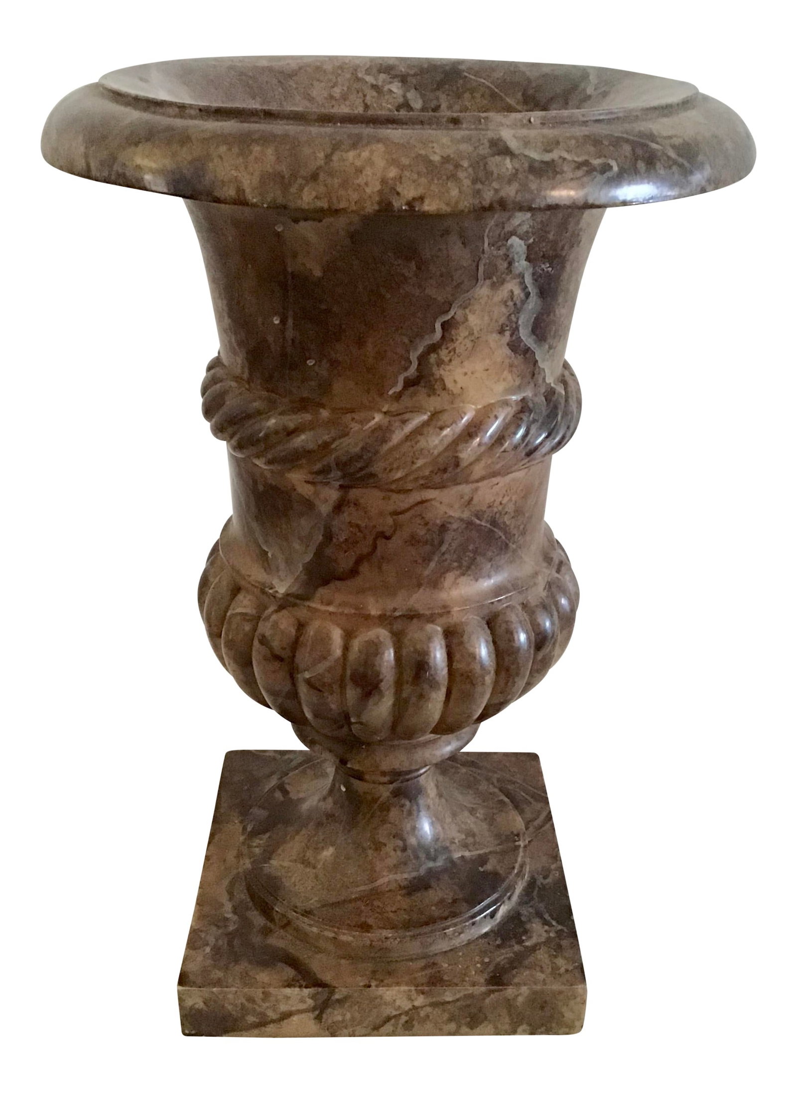 Vintage Faux Marble Style Classical Urn (1 of 7)