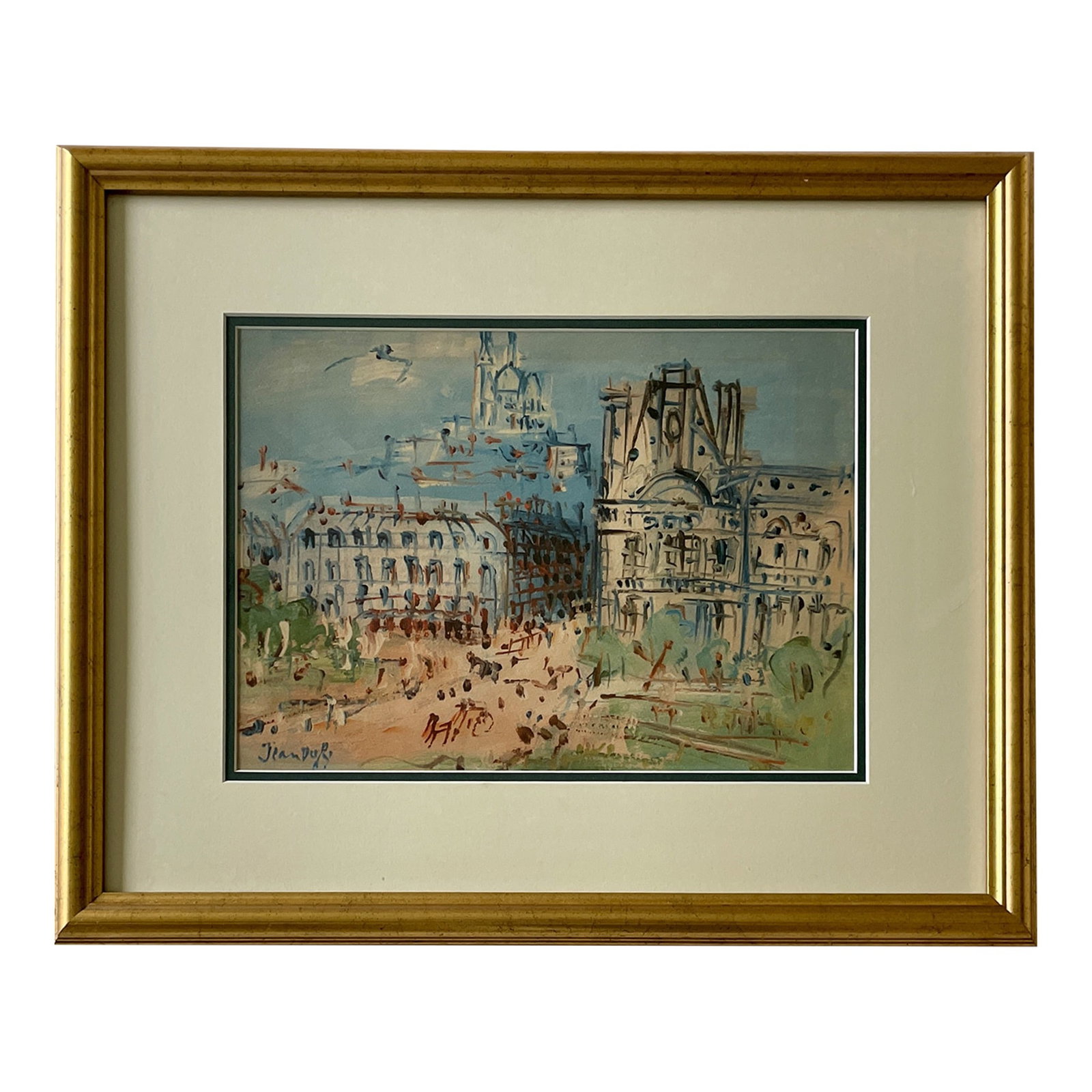 Paris Illustration Scene Lithograph by Jean Dufy (1 of 8)
