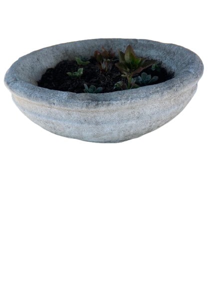 Michael Taylor Stone Florentine Urn Off White (1 of 3)