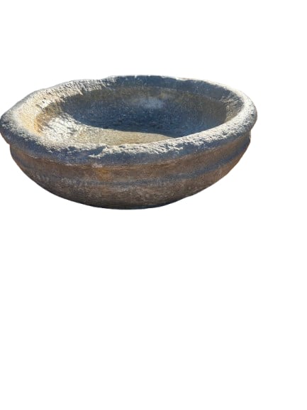 Michael Taylor Stone Florentine Urn Tan (1 of 4)