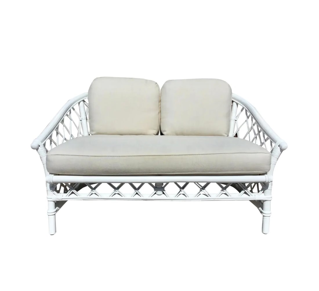 Ficks Reed Rattan Loveseat (1 of 5)