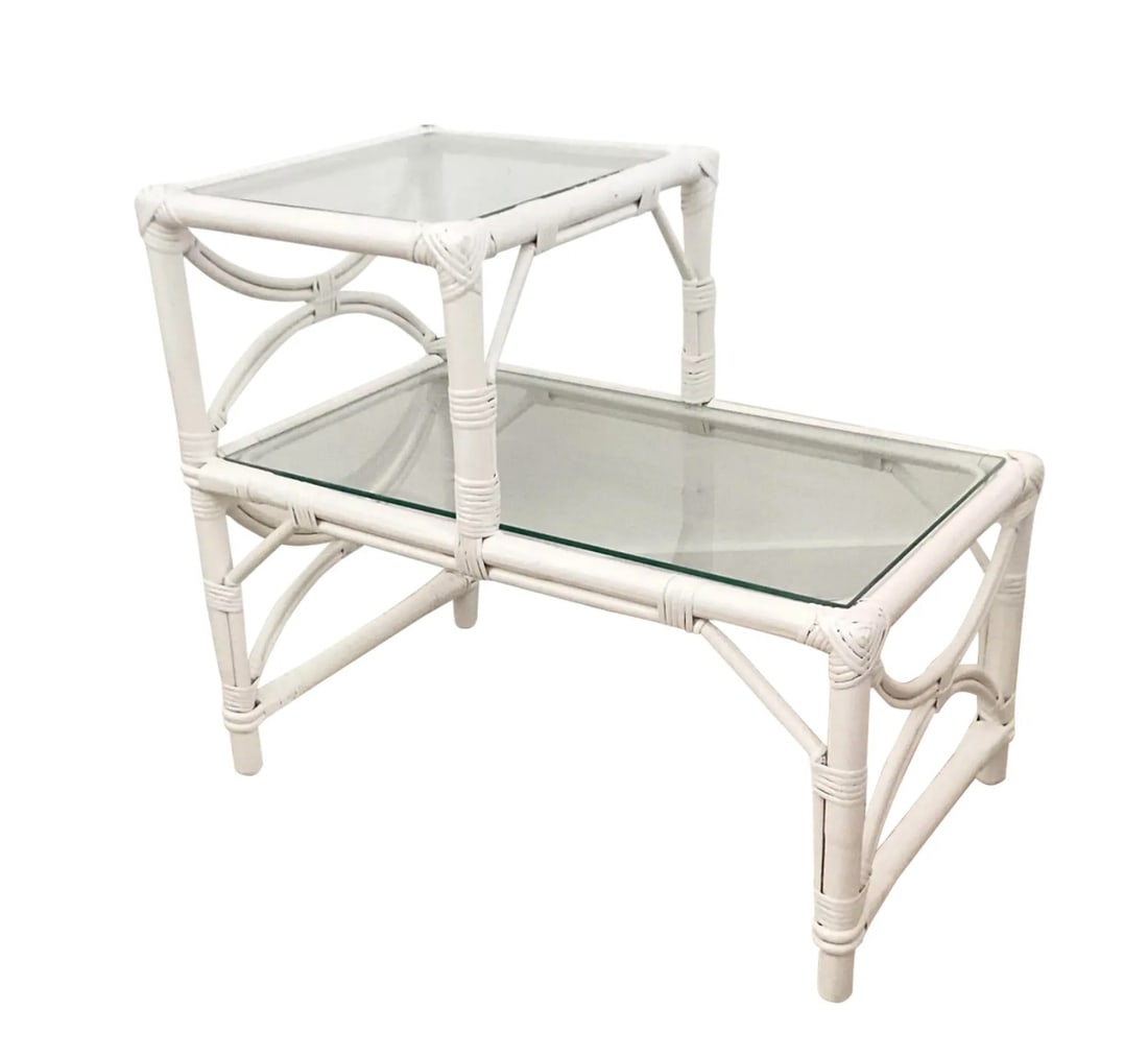 Ficks Reed Rattan Tier Table (1 of 5)