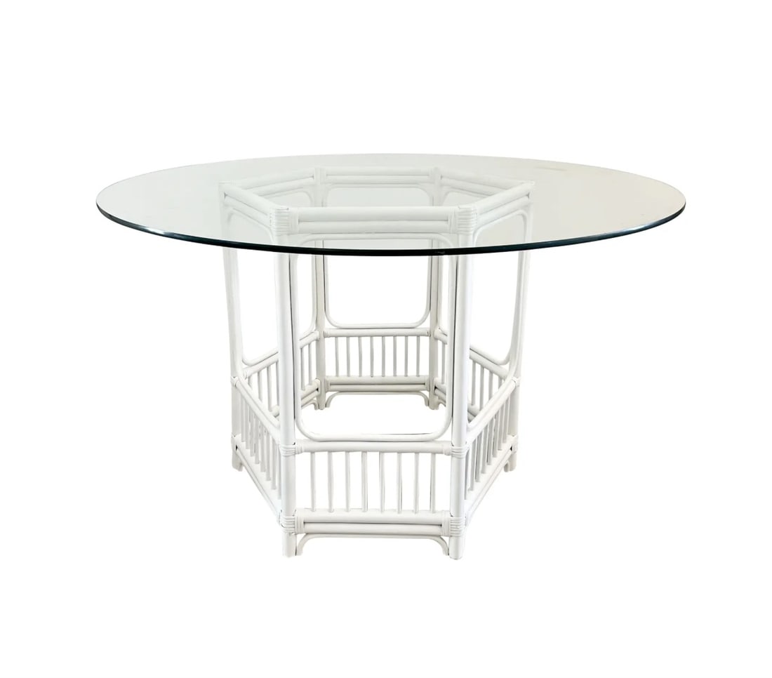 Ficks Reed Rattan Dining Table (1 of 5)