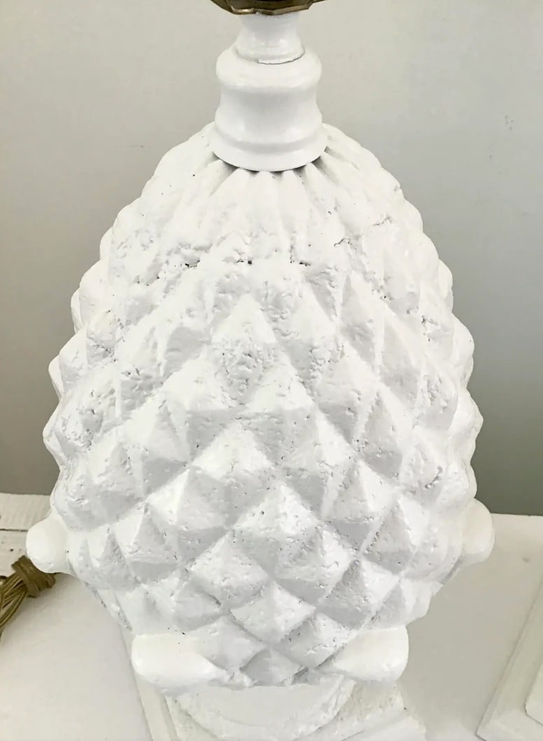 Pineapple Table Lamps-Pair - 4