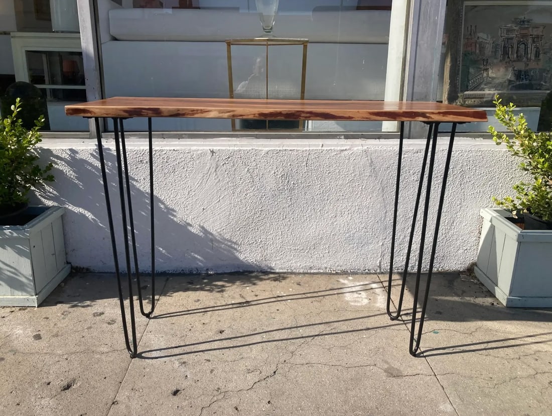 Mid Century Tree Top Console - 4