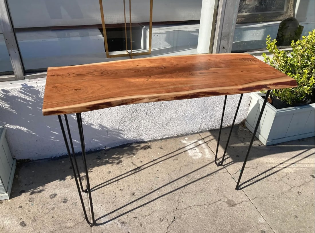 Mid Century Tree Top Console - 5