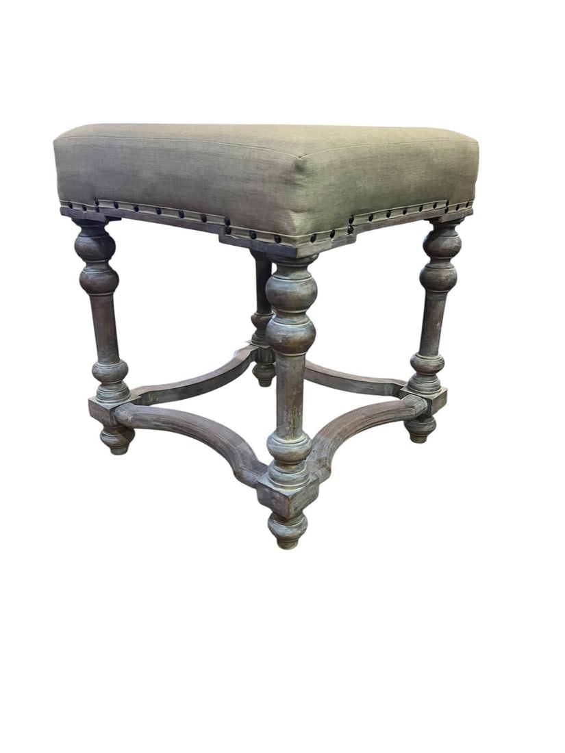 Barley Twist Cushion Stool - 2