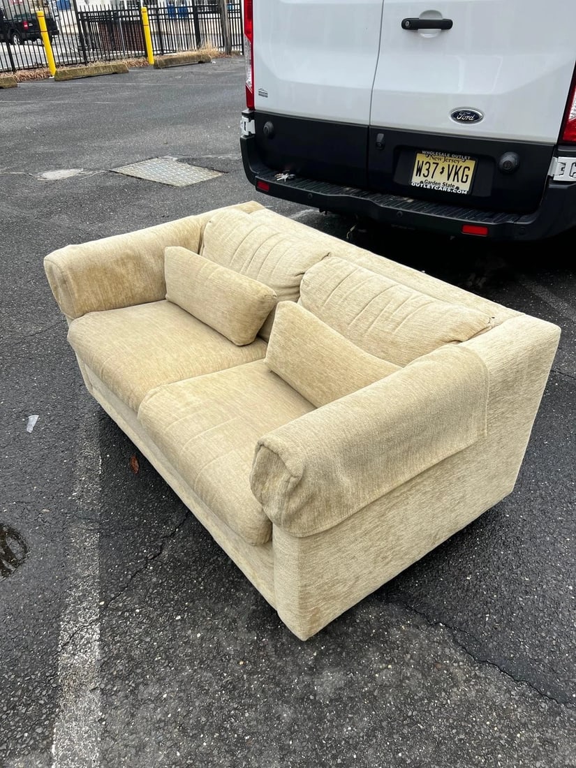 Vintage Sleeper Loveseat Sofa - 2