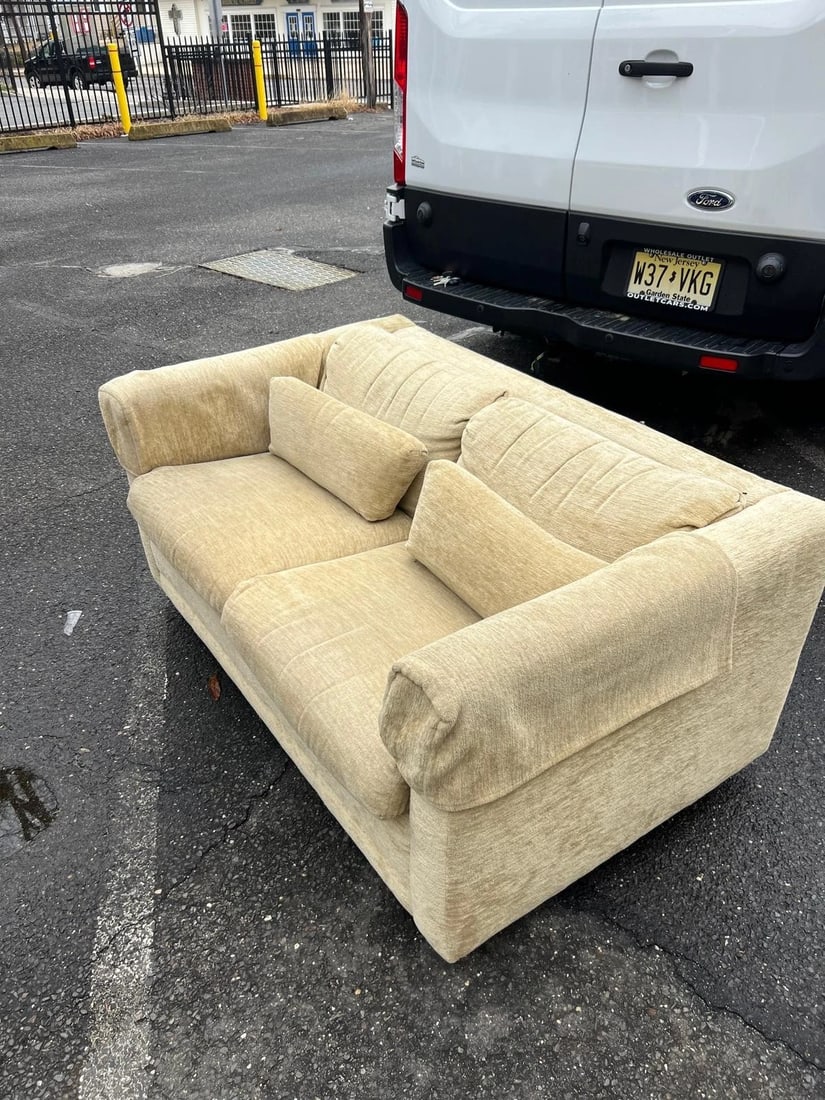 Vintage Sleeper Loveseat Sofa - 3