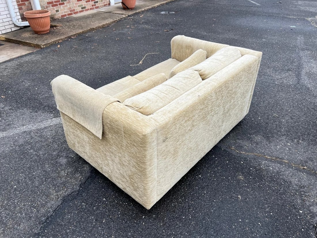 Vintage Sleeper Loveseat Sofa - 4