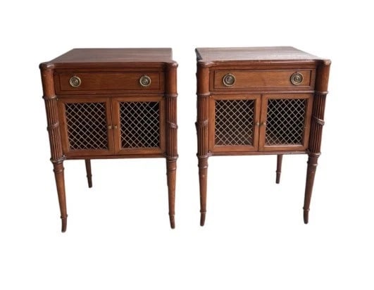 Pair of Vintage Regency Style Side Tables (1 of 7)