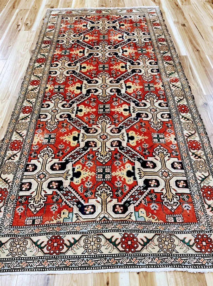 ANTIQUE PERSIAN CAUCASIAN RUG (1 of 4)