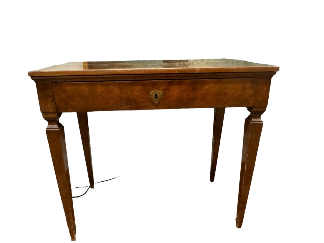 18th C Italian single drawer desk (1 of 5)