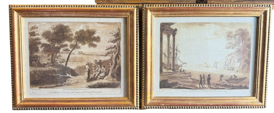 Richard Earlom (1743-1822), After Claude Lorrain (1605-1682), 18th Century, Engravings (1 of 7)