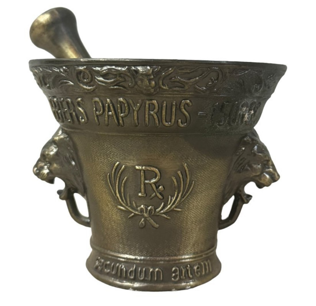 Bronze Mortar and Pestle Set. (1 of 3)