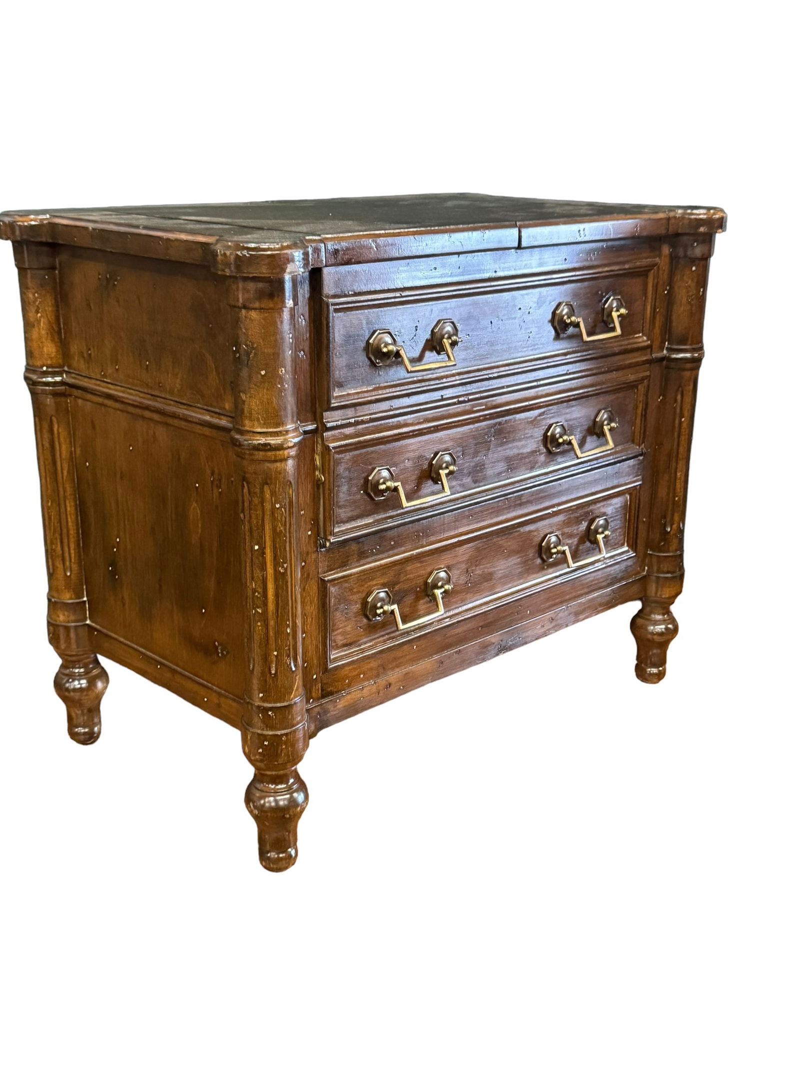miniature English chest of drawers. (1 of 2)