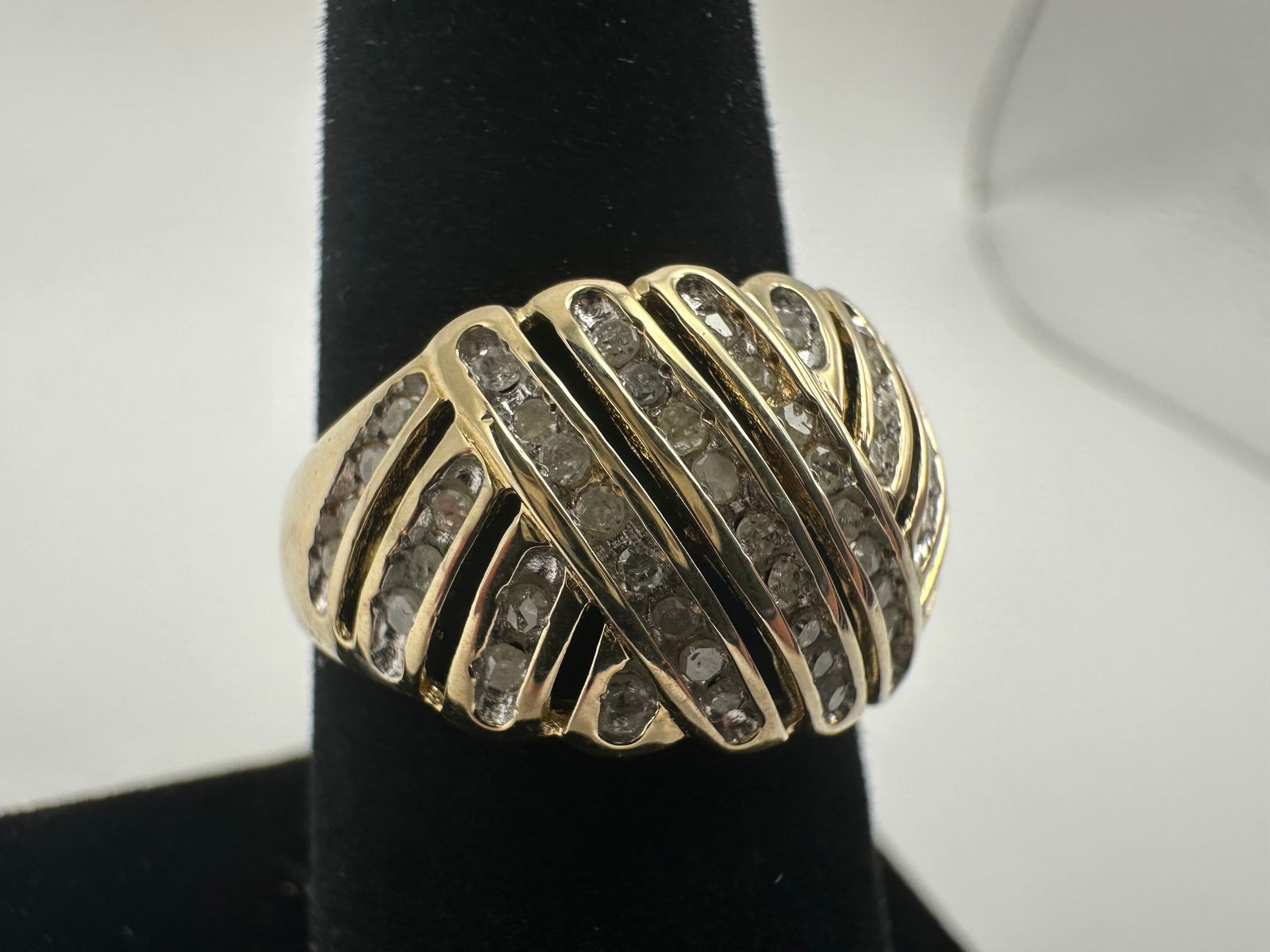 Stunning 1/2 ct Natural Diamond Designer Ring (1 of 5)