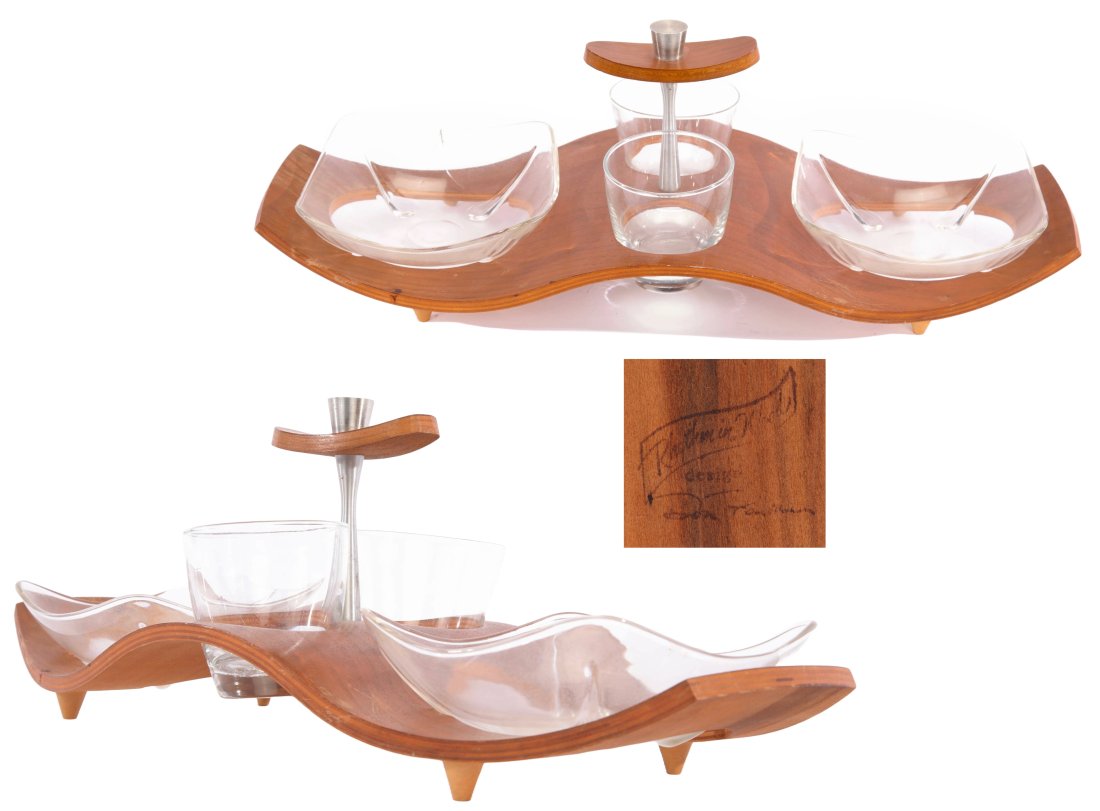 DON PARKER Rhythm in Wood MCM Condiment Tray (1 of 11)