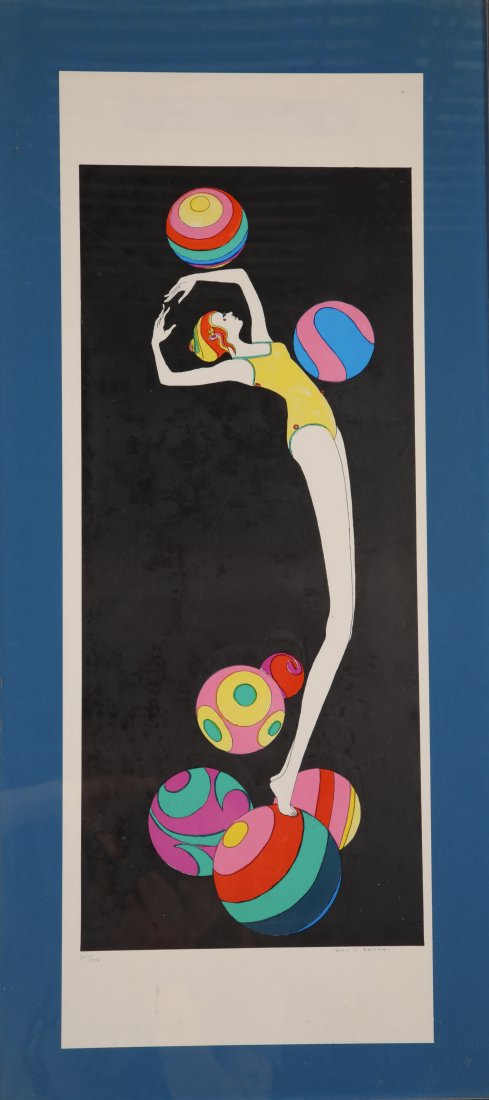 JOHN L. EASTMAN Art Deco Style Lithograph (1 of 8)